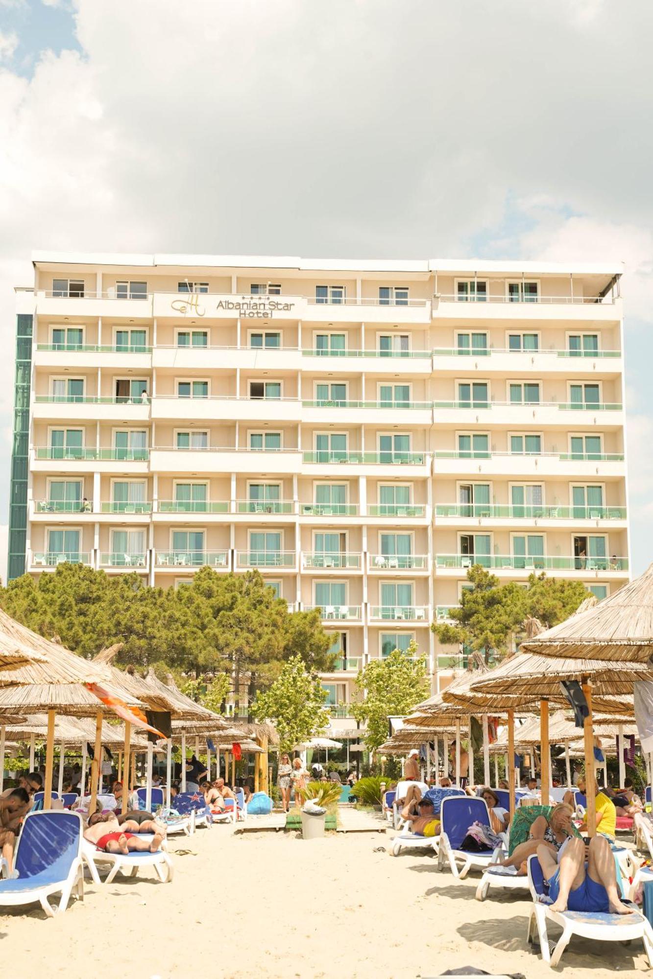 Albanian Star Hotel Durrës Exterior foto
